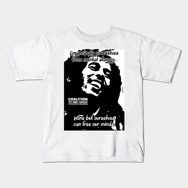 Mental Slavery Kids T-Shirt by Jillybein